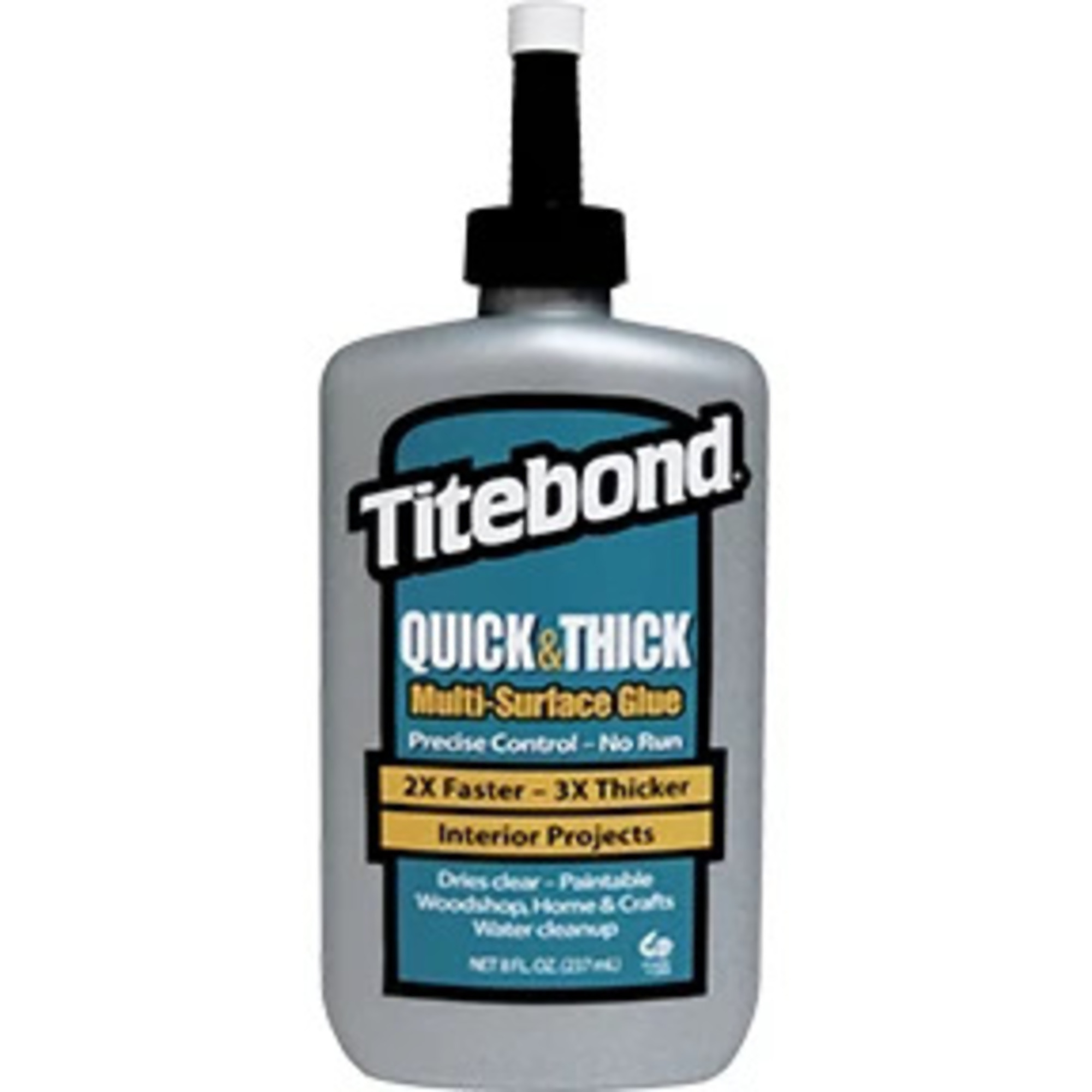 Titebond 2403 Quick & Thick Multi-Surface Glue, 8 Oz. Bottle, 12PK